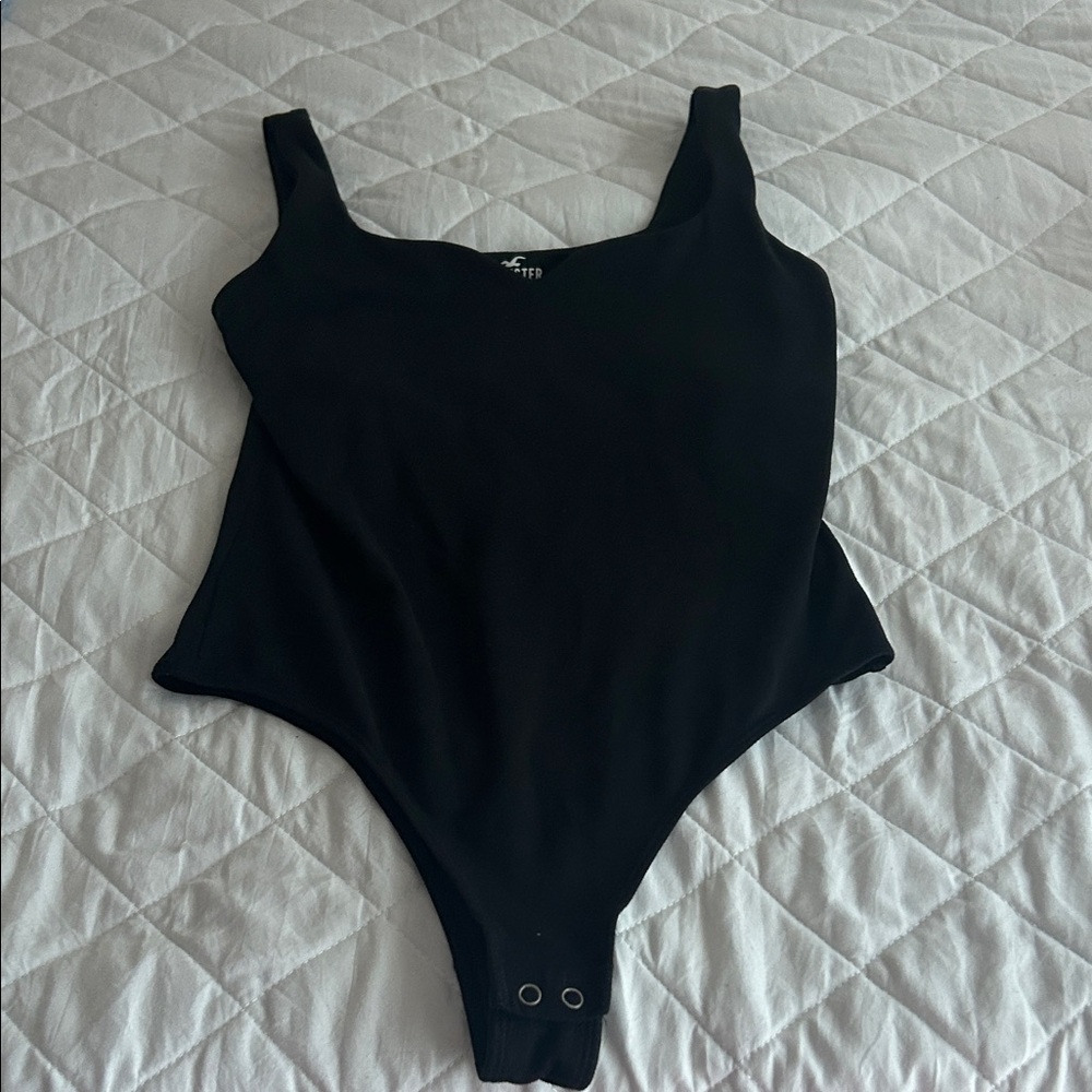 Hollister Sweetheart neckline Black Bodysuit